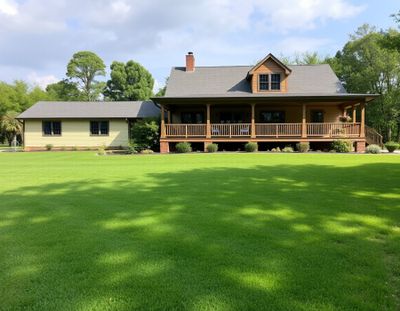 Well-kept Columbus Ohio residential lawn edged and mowed by D&C Hauling & Lawn Services